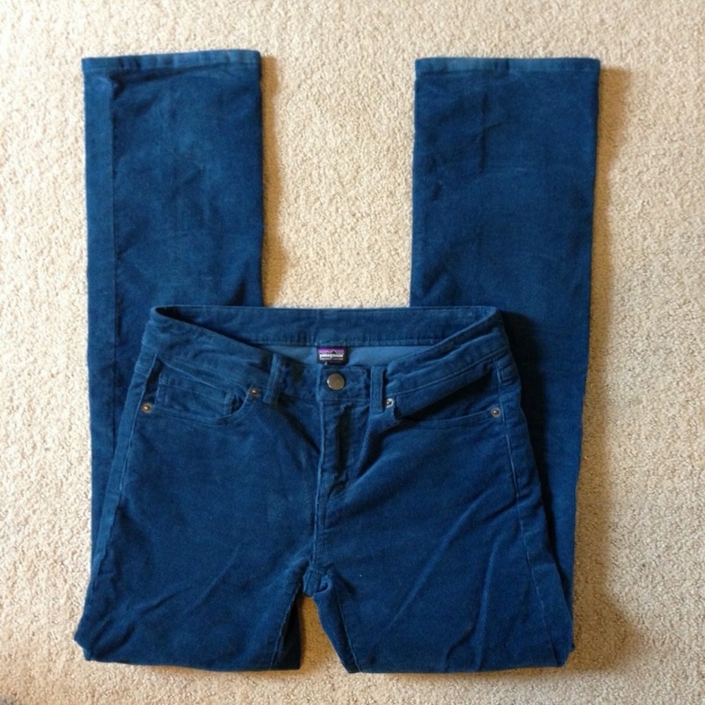Patagonia Teal Organic Cotton Corduroy Pants